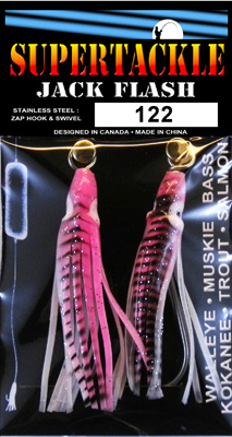 Pink Chevron Supertackle lure.