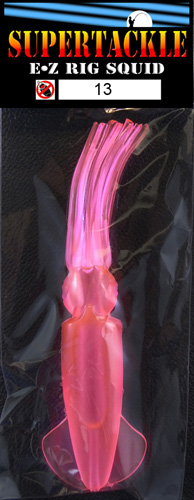 EZ Rig squid, 6 Inch, Pink Ultra by Supertackle